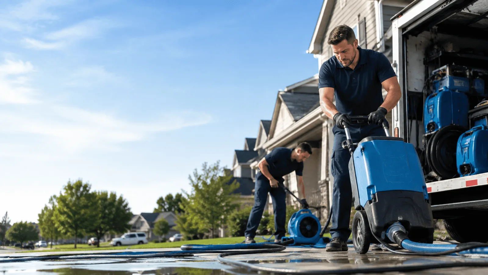 Dehumidification being performed in Muscle Shoals, AL